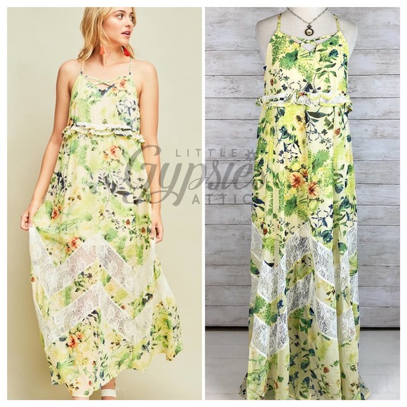Entro Tropical Resort Maxi Dress - Picture 9 of 10